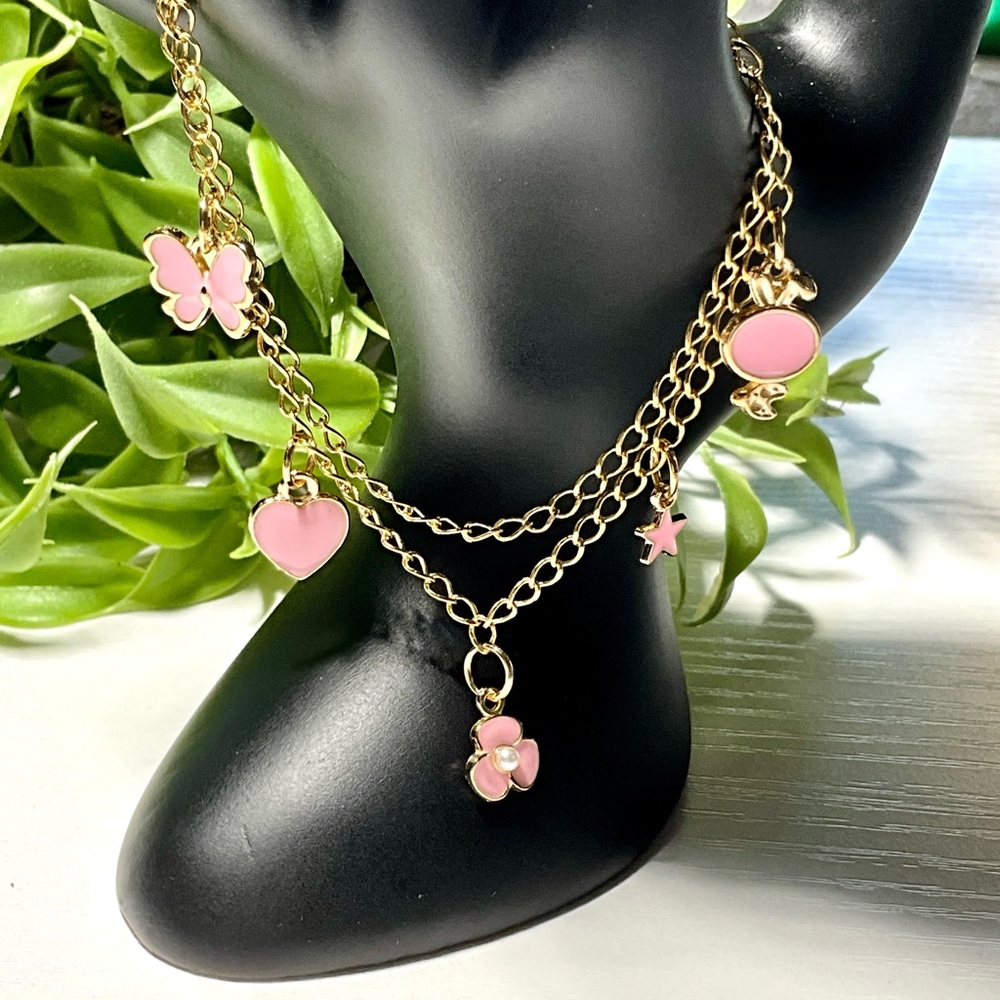 💕Lovely Delicate Enamel Charm Bracelet💕